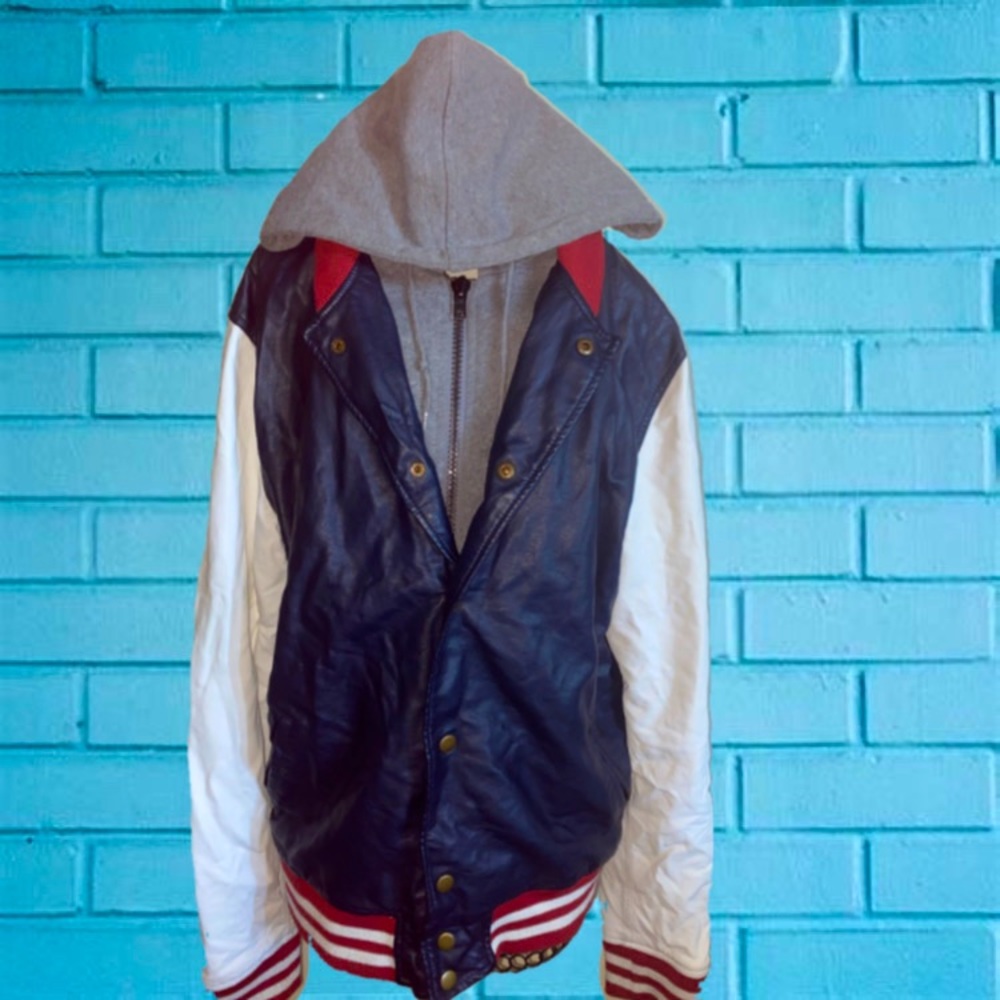 Aeropostale varsity style bomber jacket